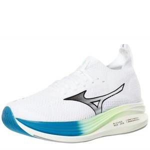NEW MIZUNO men's neo zen sneakers in white frontier blue